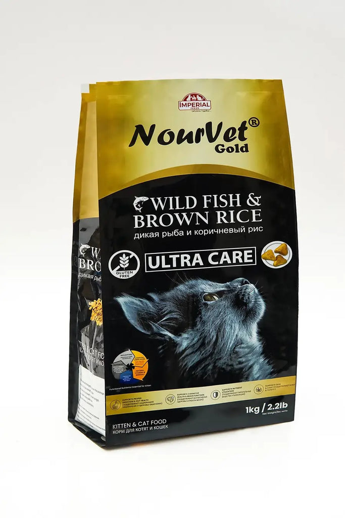 Nourvet Gold Ultra Care (Wild Fish & Brown Rice) 1kg