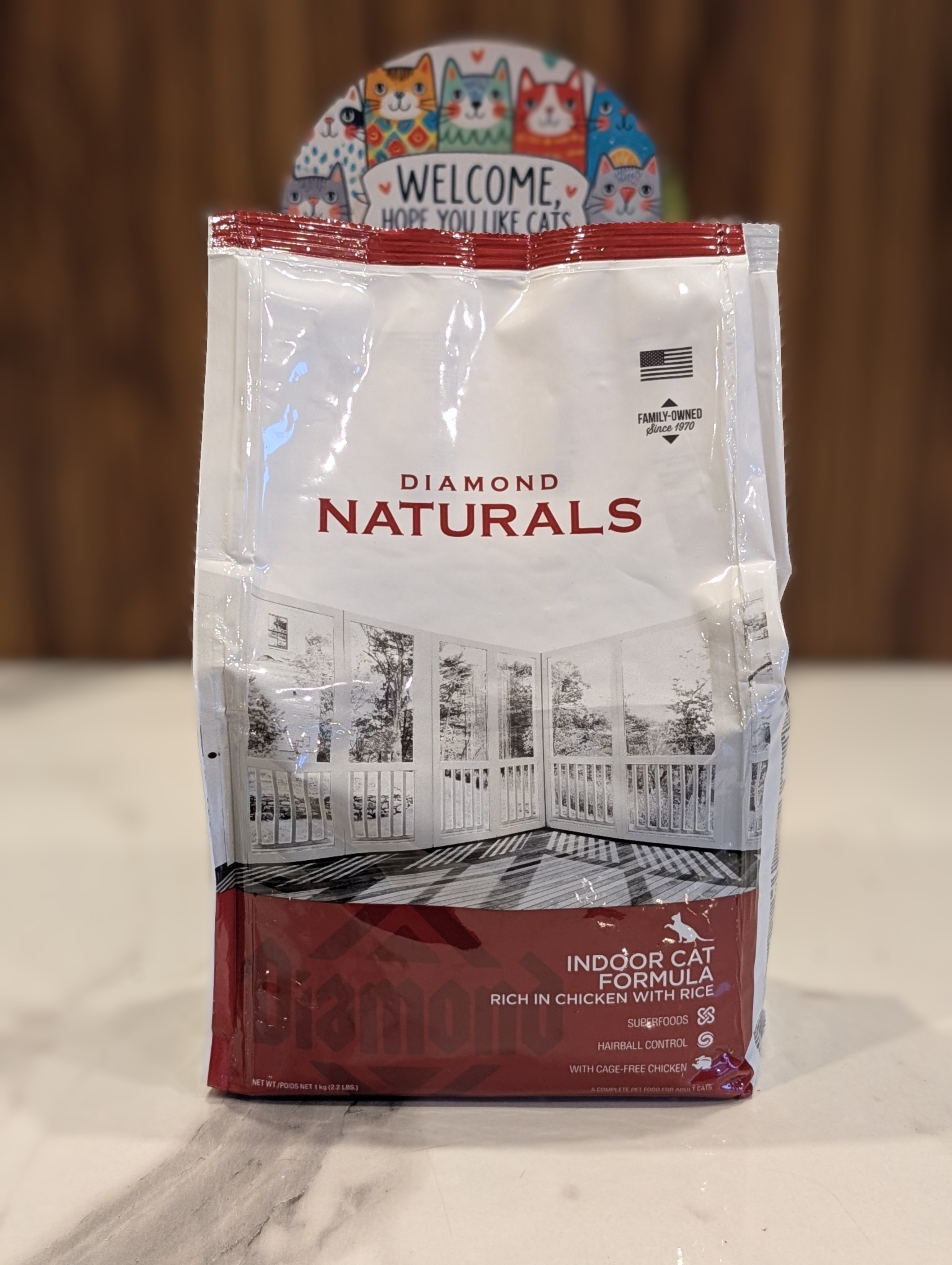 Diamond Naturals Indoor Cat Chicken and rice 1kg